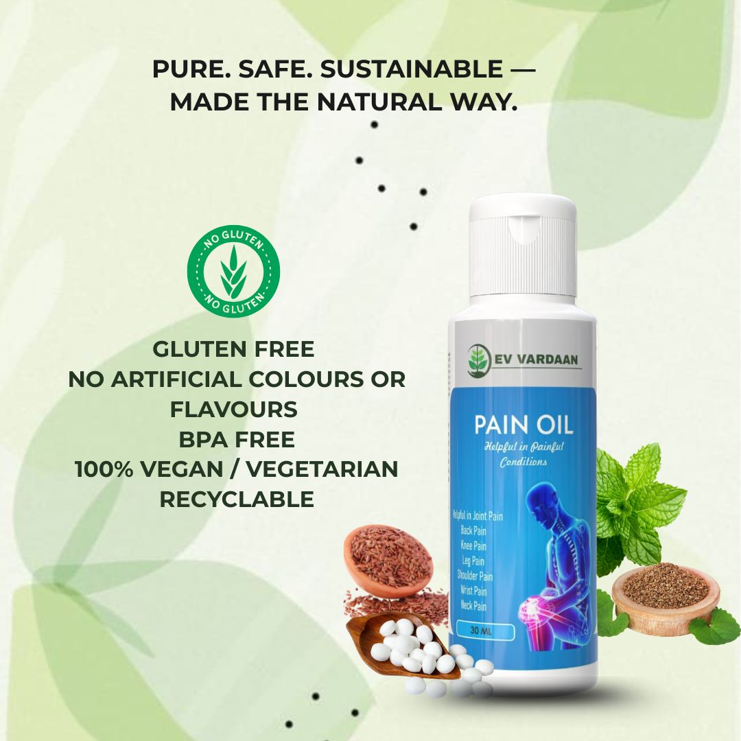 Herbal Pain Relief Oil for Joint, Muscle & Back Pain – 30 ml