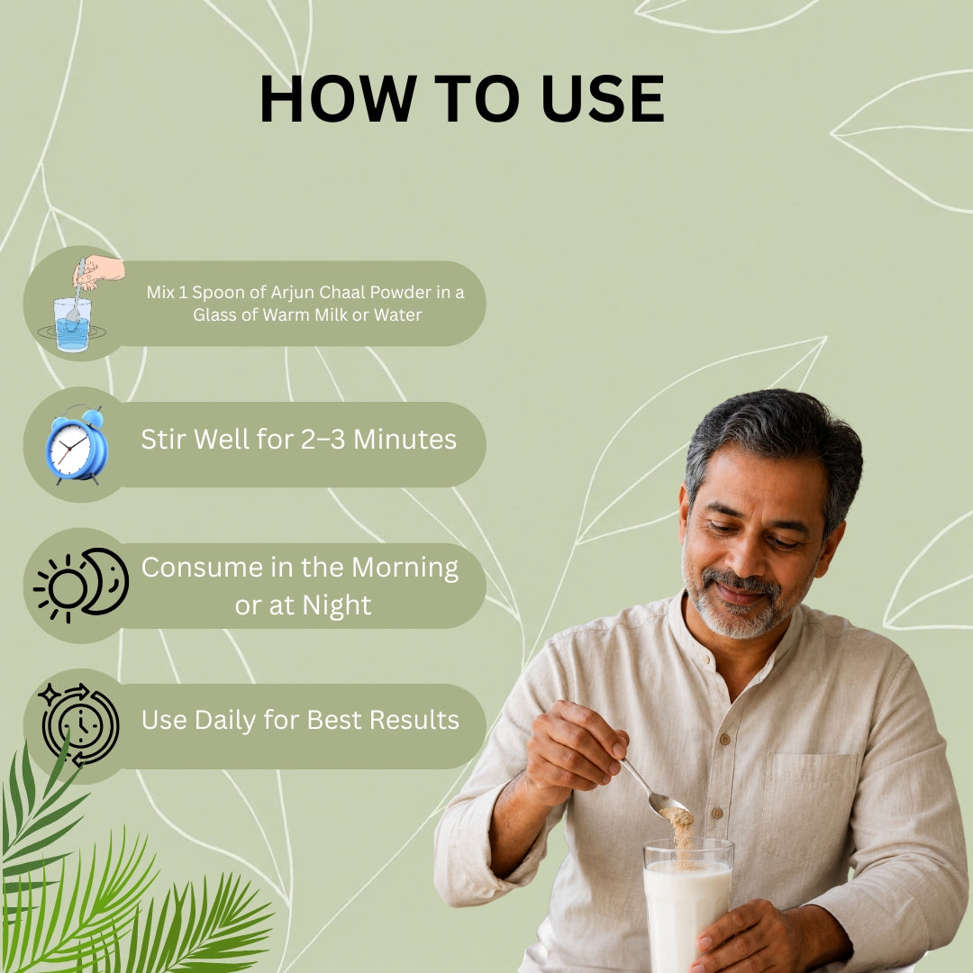 Arjun Chal Powder | Herbal Heart Wellness & Cardiovascular Support Powder – 100gm