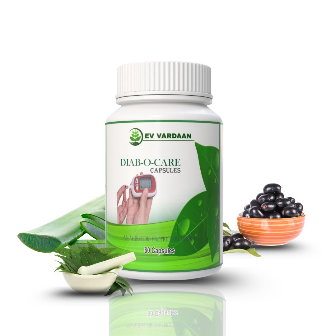 Diab O Care Capsules | Herbal Blood Sugar Support Capsules for Diabetes Management – 60 Capsules