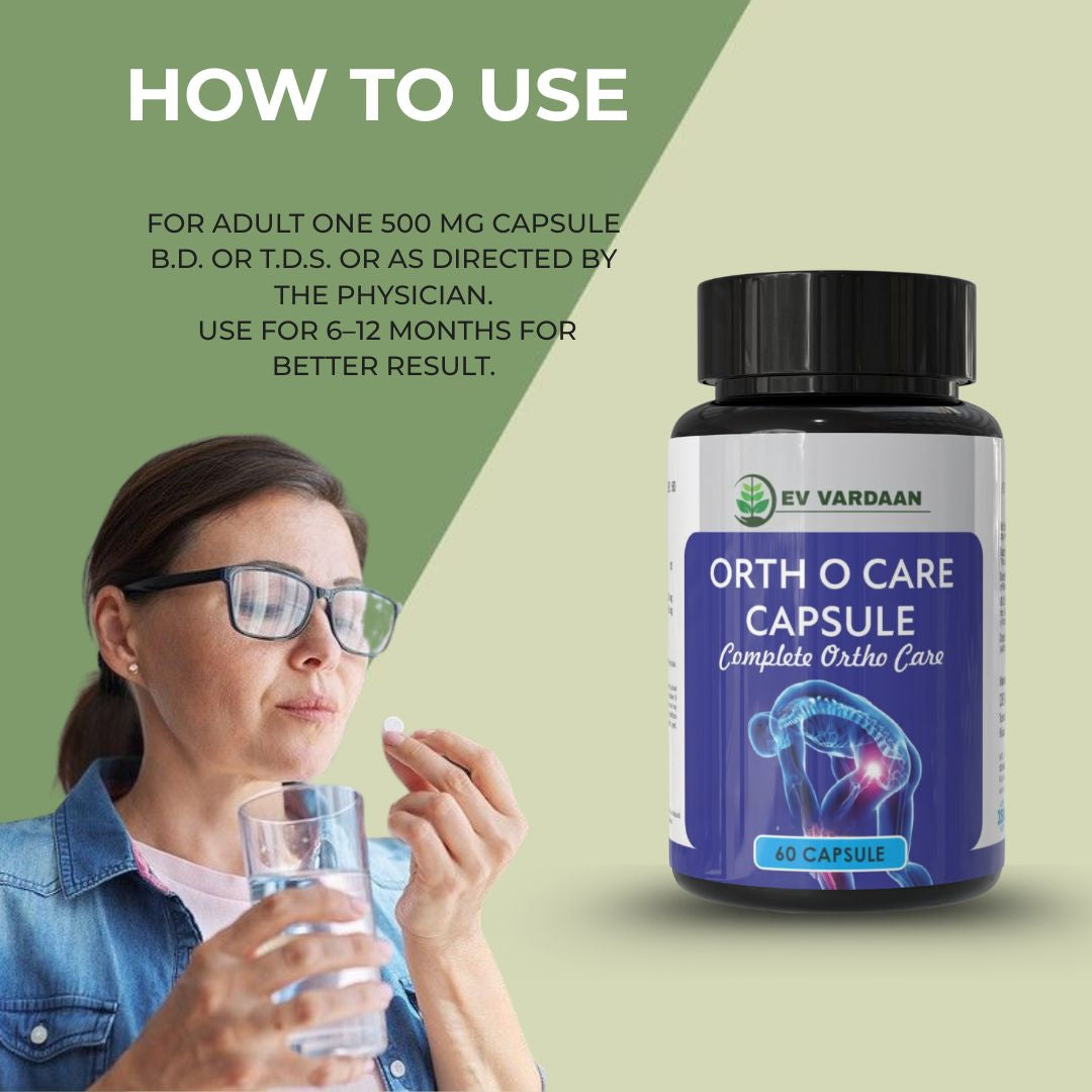 Otrh O Care Capsules for Joint Pain, Arthritis Support & Bone Strength – 60 Capsules