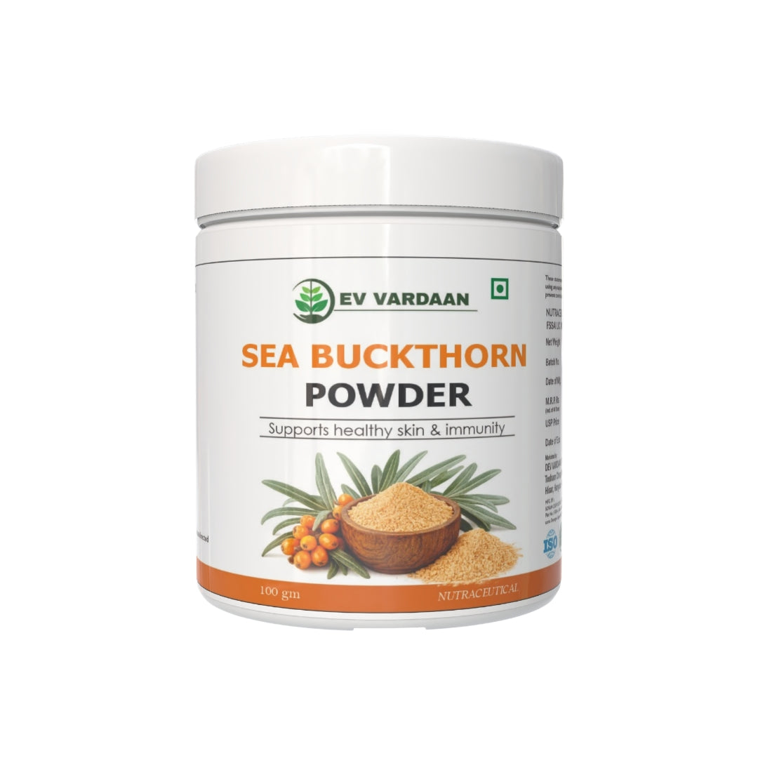 SeaBuckthorn Powder | Herbal Antioxidant & Daily Wellness Support Powder – 100gm