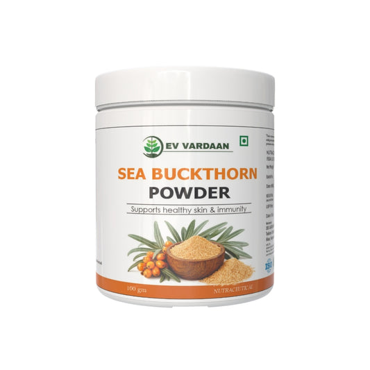 SeaBuckthorn Powder | Herbal Antioxidant & Daily Wellness Support Powder – 100gm