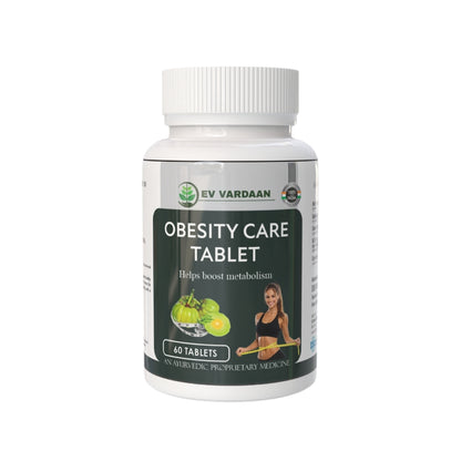 Obesity Care Tablets | Ayurvedic Herbal Weight Management Support Tablets – 60 Tablets