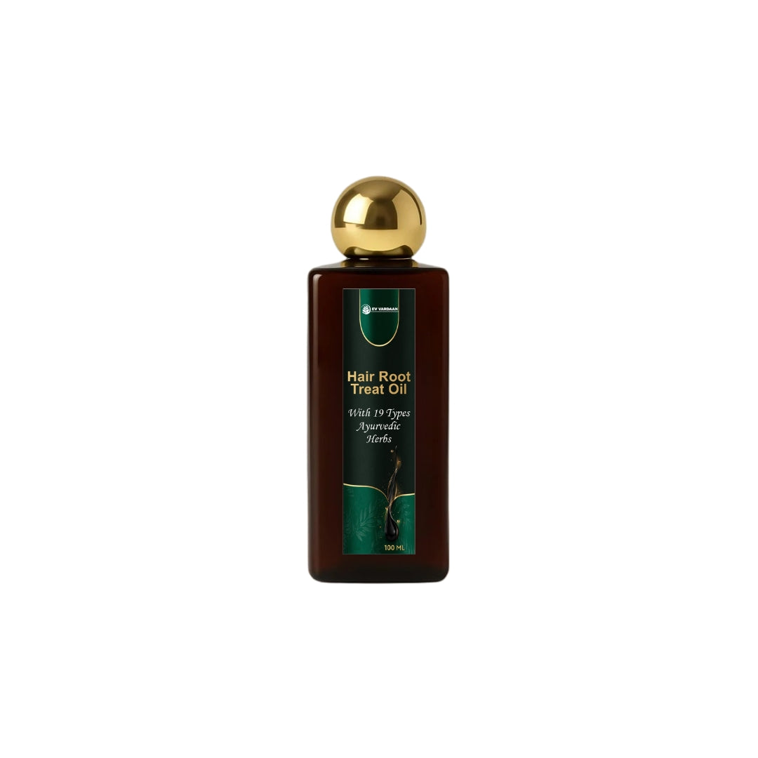 Hair Root Treat Oil | Ayurvedic Herbal Hair Care Oil for Strong & Healthy Hair – 100ml