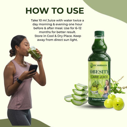 Herbal Obesity Care Juice for Weight Management & Fat Metabolism – 1000 ml
