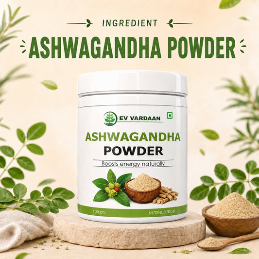 Ashwagandha Powder | Herbal Stress Relief & Energy Support Powder – 100gm