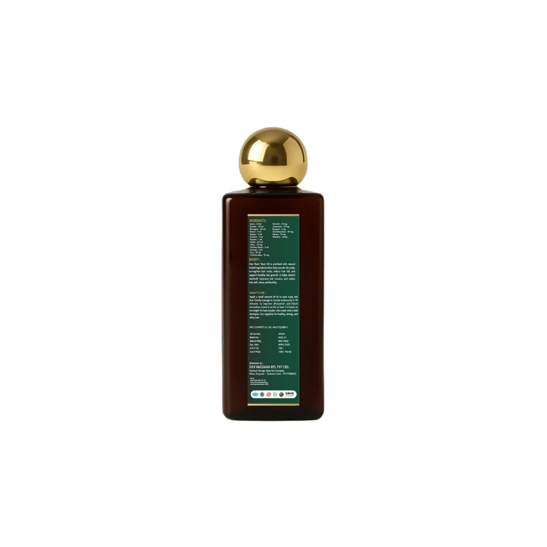 Hair Root Treat Oil | Ayurvedic Herbal Hair Care Oil for Strong & Healthy Hair – 100ml
