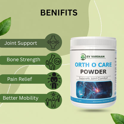 Orth O Care Powder | Ayurvedic Joint & Bone Wellness Support Powder – 100gm