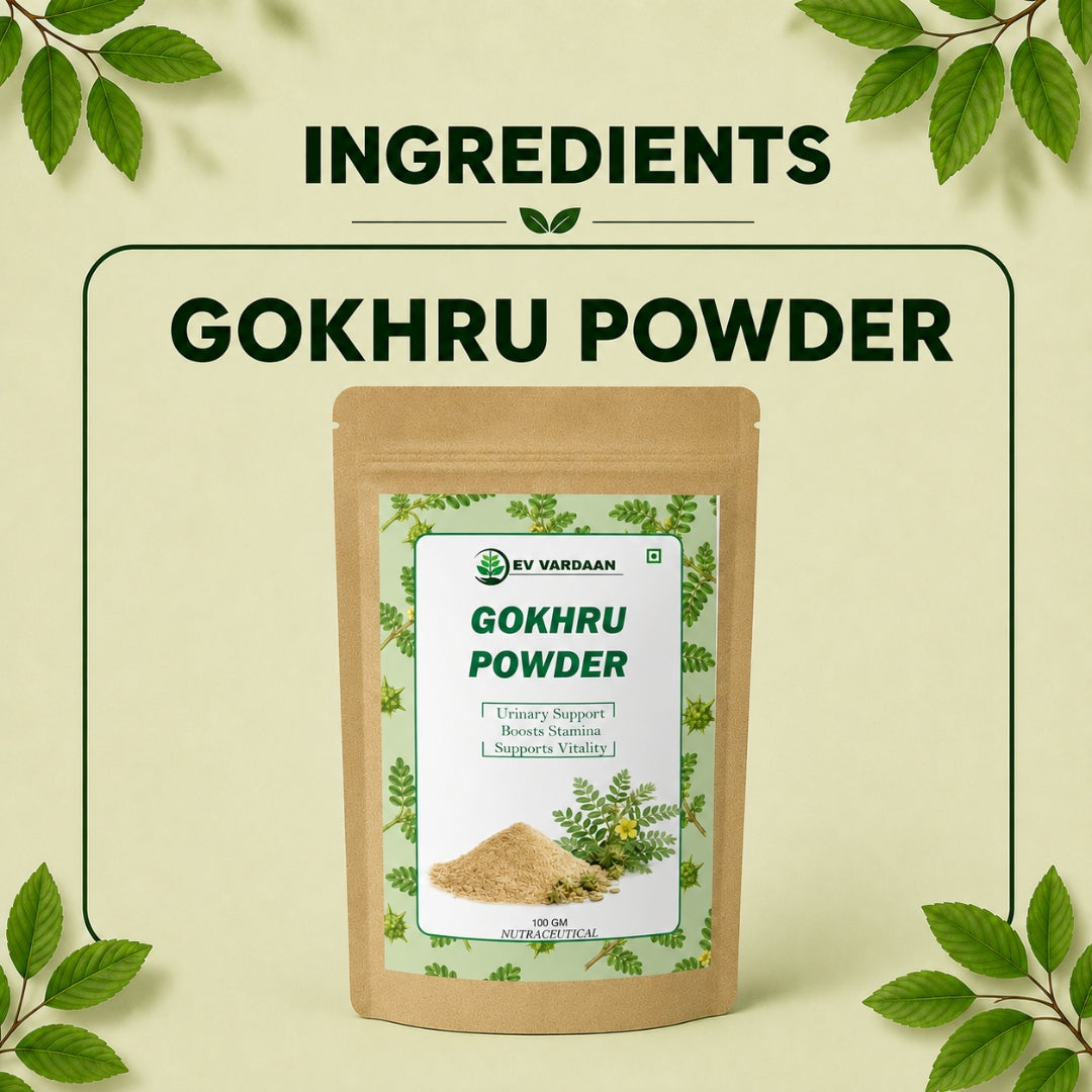Gokhru Powder | Ayurvedic Herbal Wellness & Vitality Support Powder – 100gm