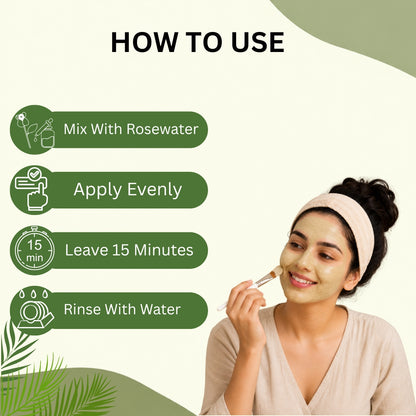 Multani Mitti Powder | Natural Fuller's Earth Powder for Skin & Hair Care – 100gm