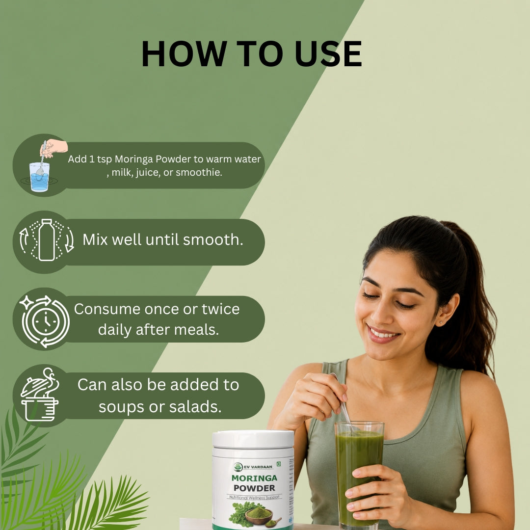 Moringa Powder | Herbal Superfood & Daily Wellness Support Powder – 100gm