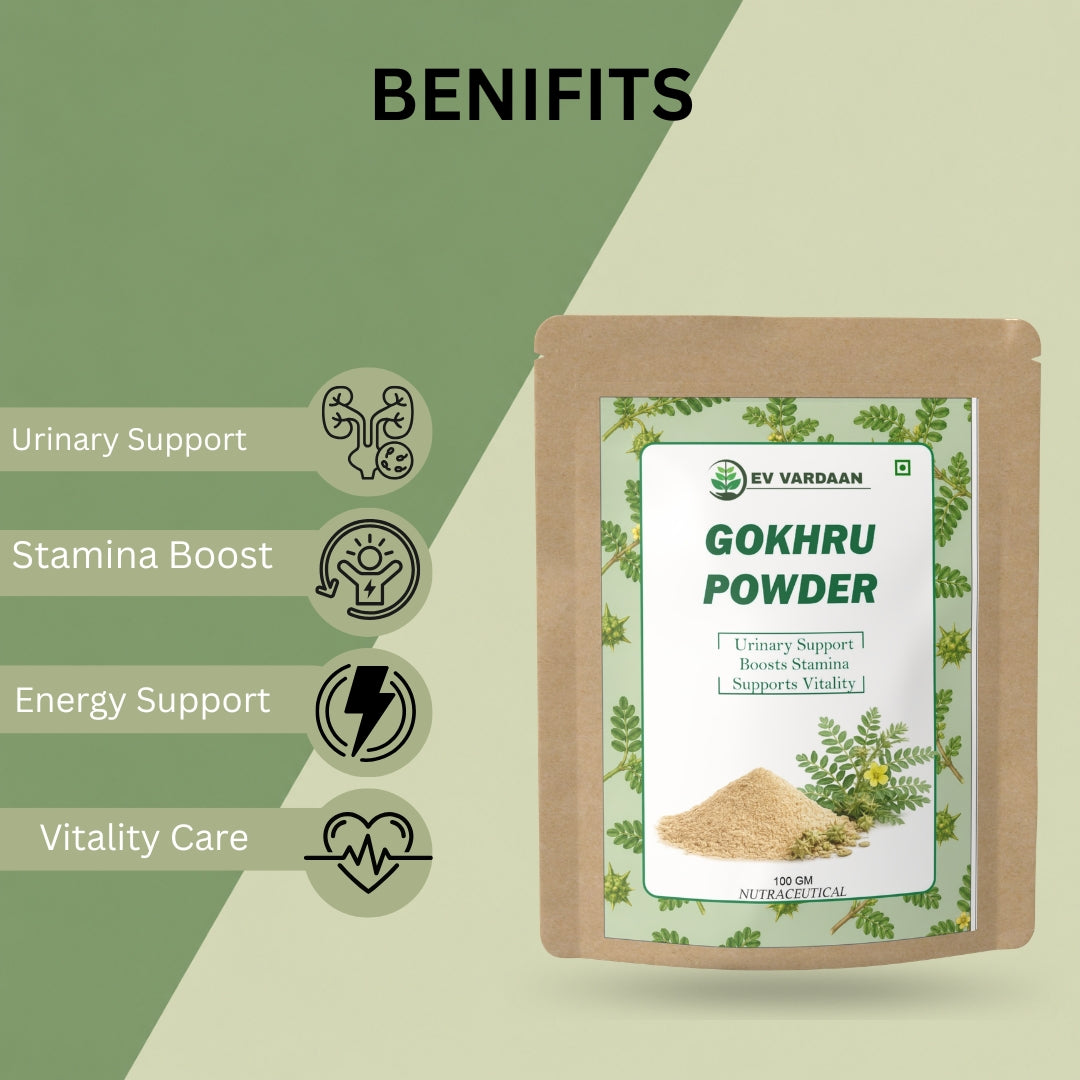 Gokhru Powder | Ayurvedic Herbal Wellness & Vitality Support Powder – 100gm