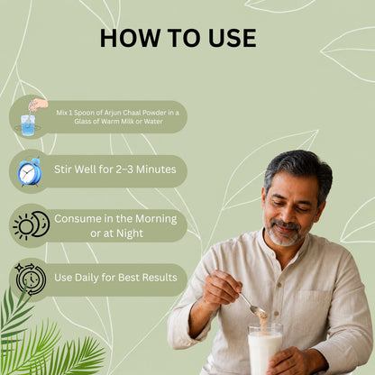 Arjun Chal Powder | Herbal Heart Wellness & Cardiovascular Support Powder – 100gm