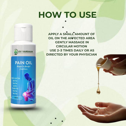 Herbal Pain Relief Oil for Joint, Muscle & Back Pain – 30 ml